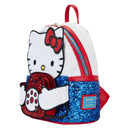 Mochila mini de Hello Kitty de Sanrio con lentejuelas