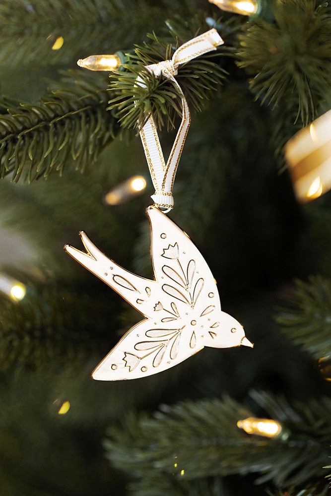 Swallow - Christmas Ornament