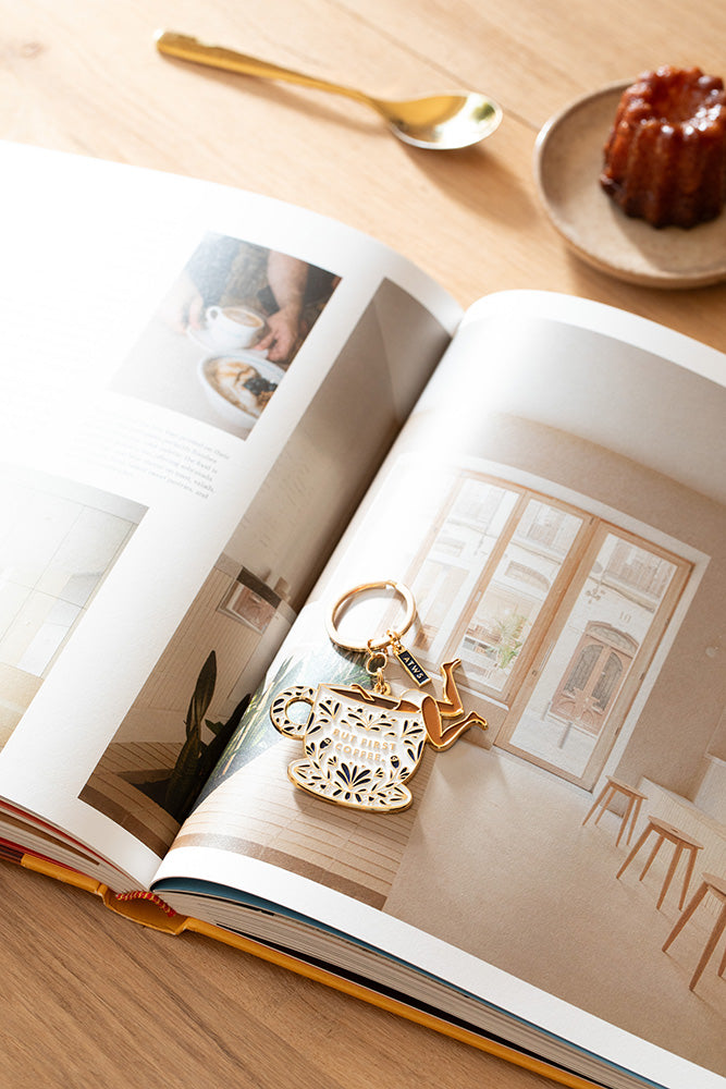 But First Coffee - Keychain