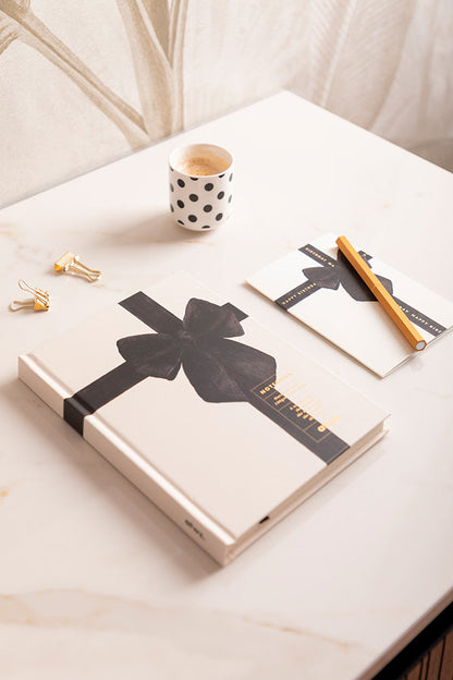 Black Bow - Hardcover notebook A5