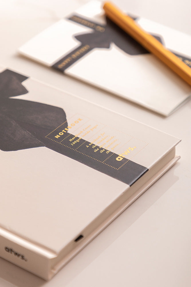 Black Bow - Hardcover notebook A5