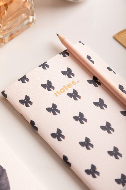 Duo Black Bow - Pocket Notebook A6 DUO