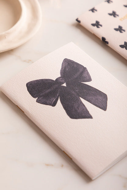 Duo Black Bow - Pocket Notebook A6 DUO