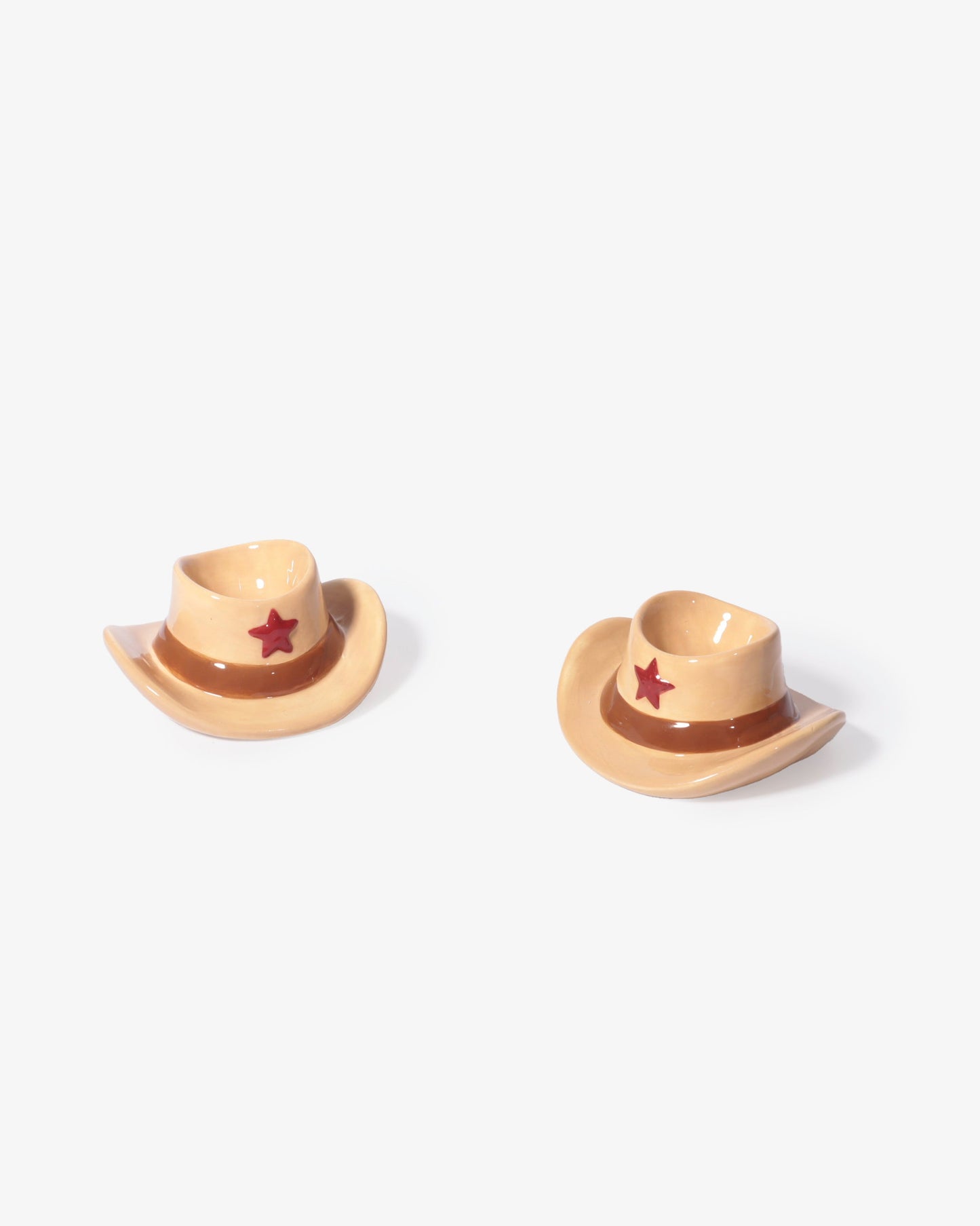 Cowboy egg cup set