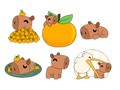 Set de pin's Capybara