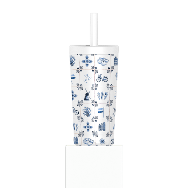 IZY Tumbler - Dutch Tiles - 500ml