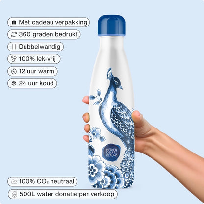 IZY Bottle - Delfts Blue - Peacock - 500ml