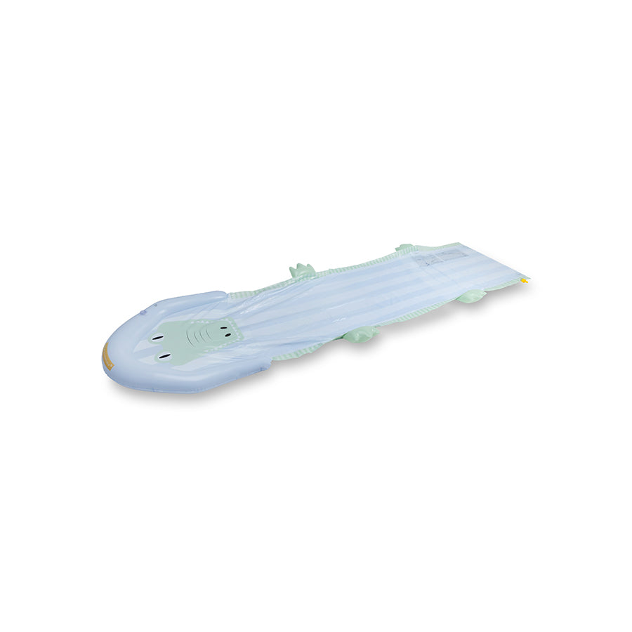 Inflatable Water Slide - Green - Crocodile