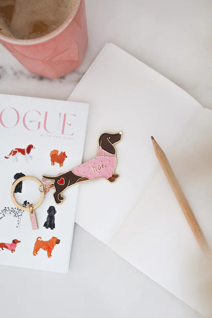Hot Daschund - Keychain