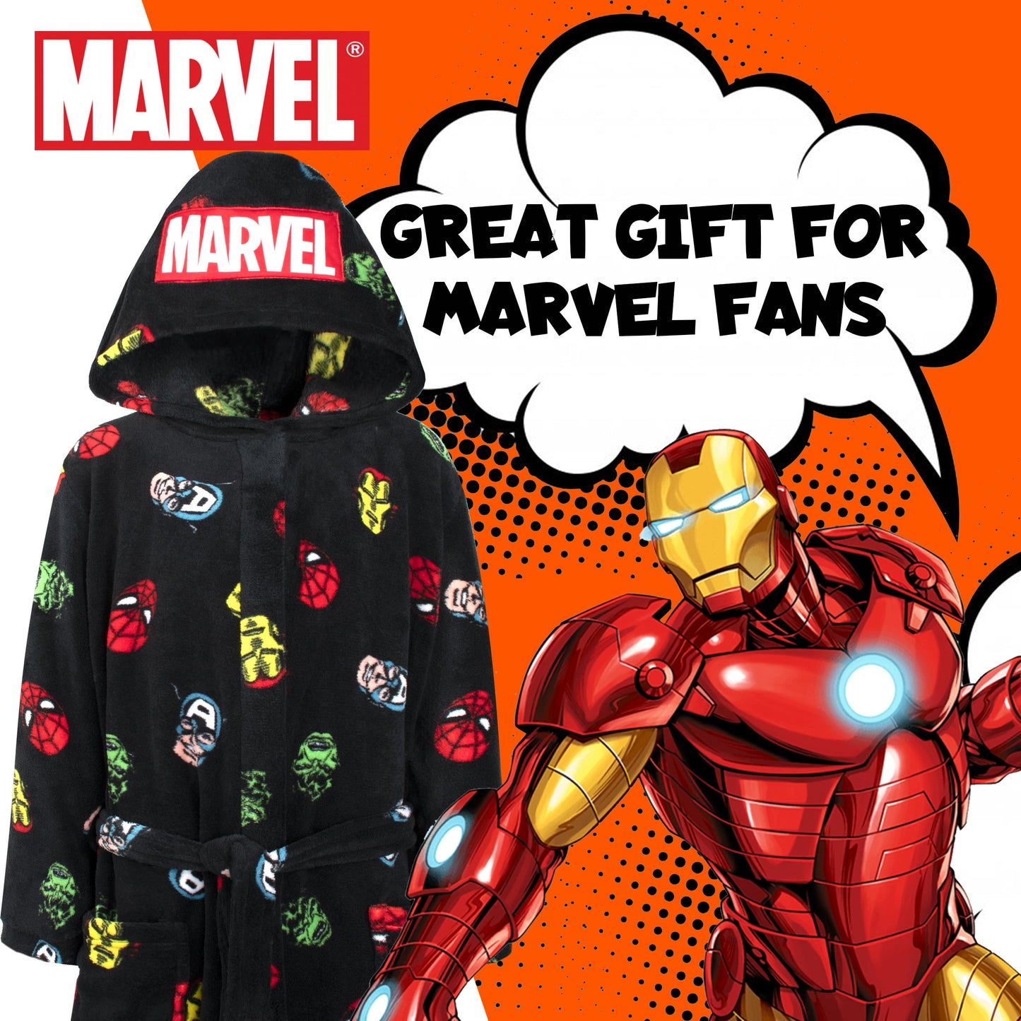 Marvel Dressing Gown
