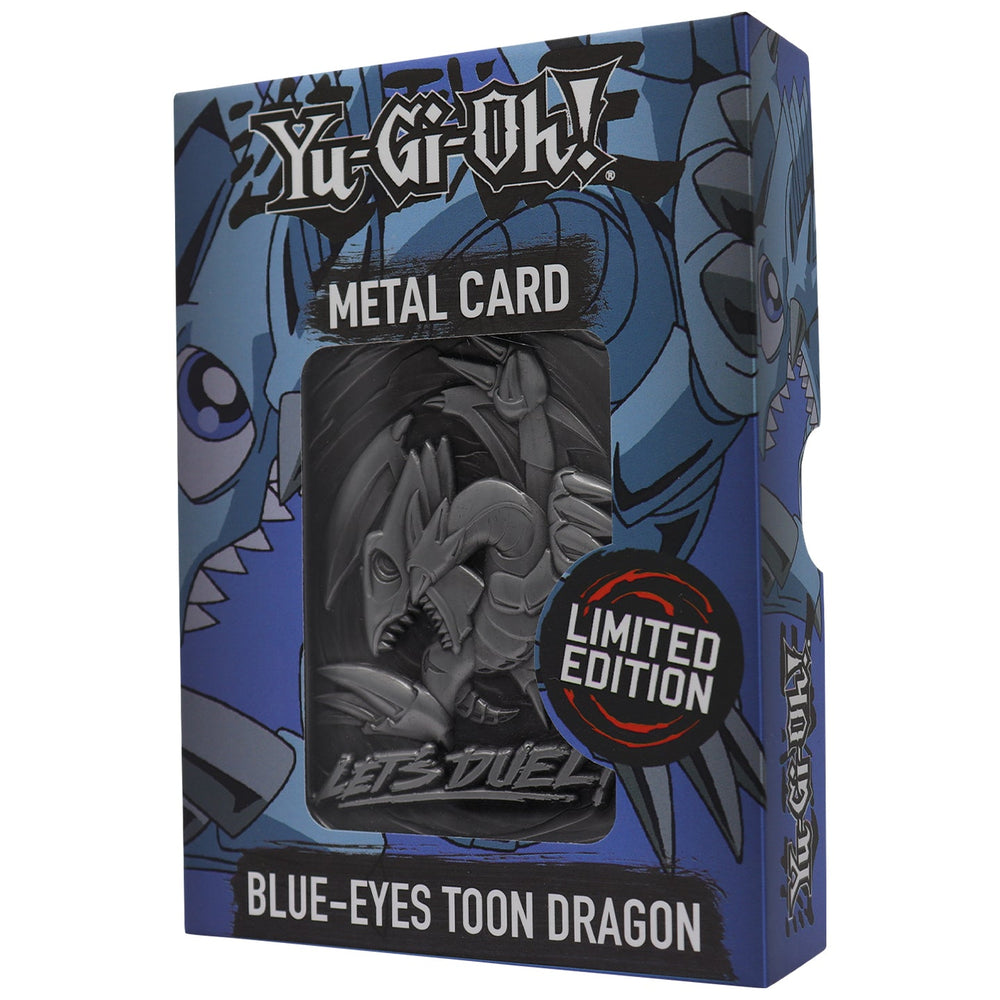 Carte métal collector Yu-Gi-Oh! - Blue Eyes Toon Dragon