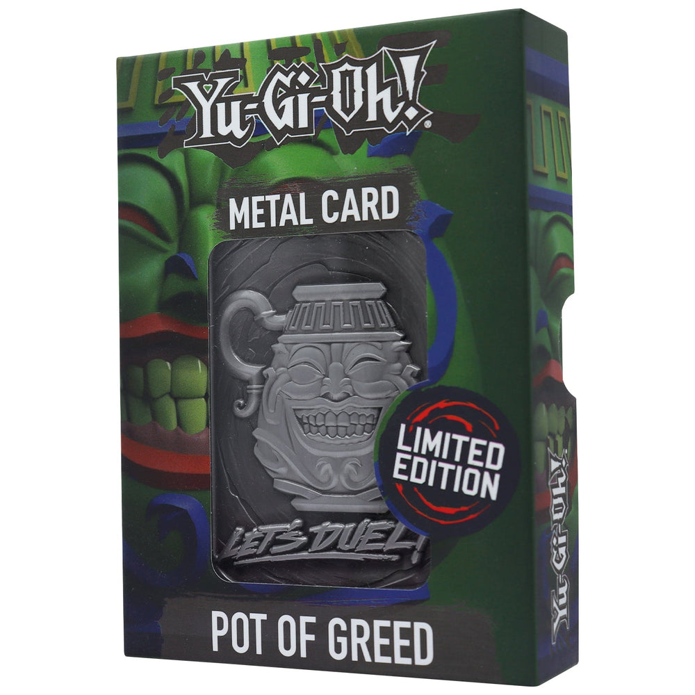 Carte métal collector Yu-Gi-Oh! - Pot of Greed