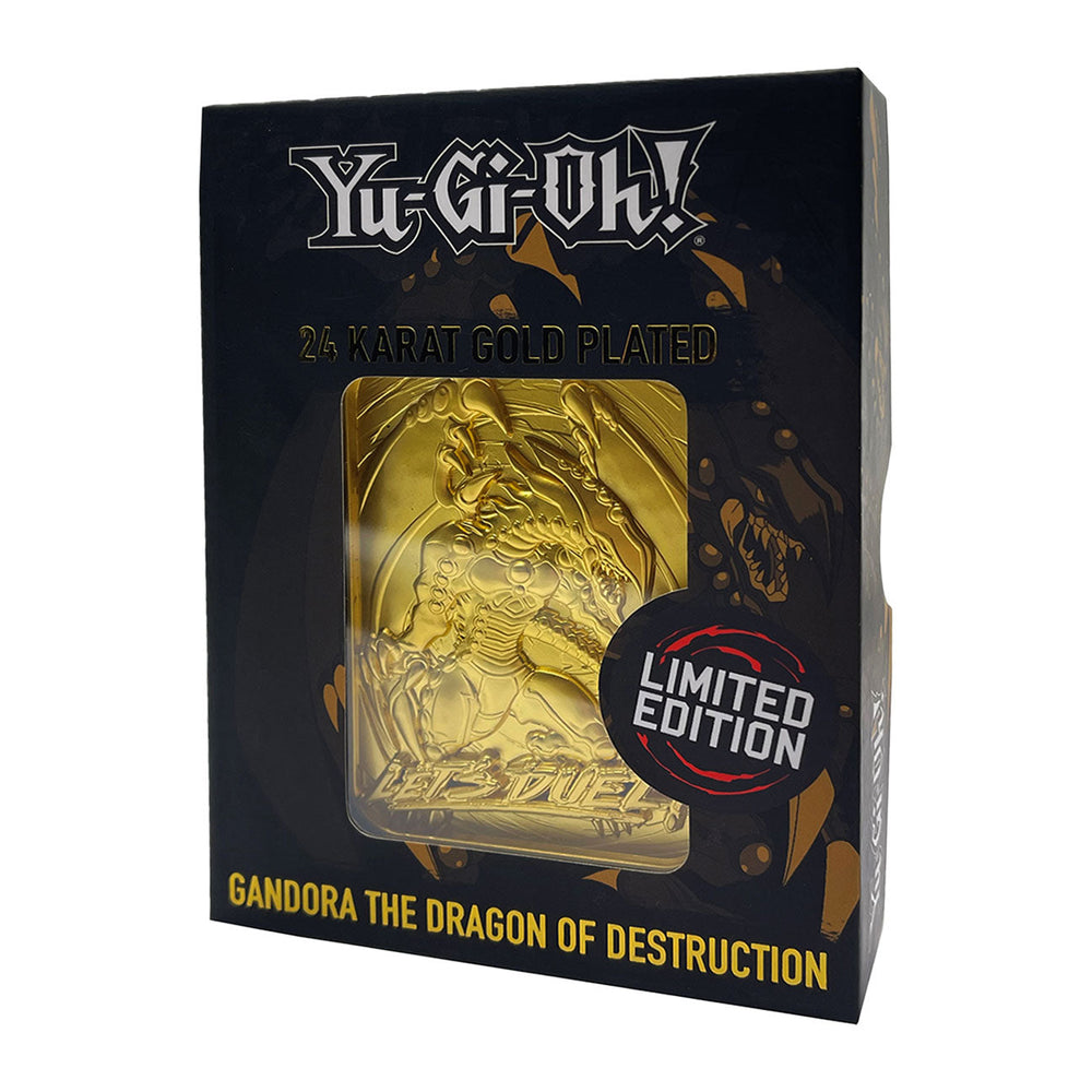 Carte métal collector Yu-Gi-Oh! - 24K Gold Plated Gandra the Dragon of Destruction