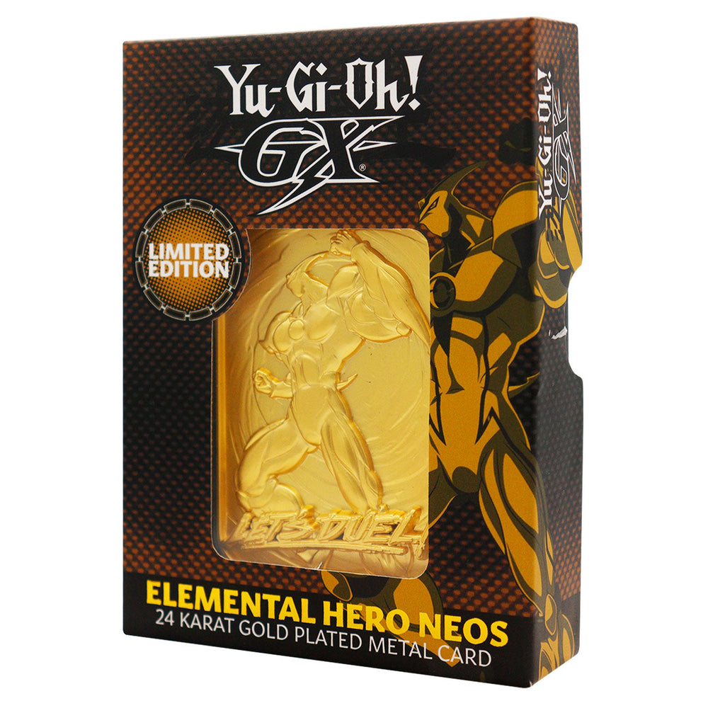 遊戯王！コレクター用金メッキインゴット – GX エレメンタルヒーロー・ネオス 24K