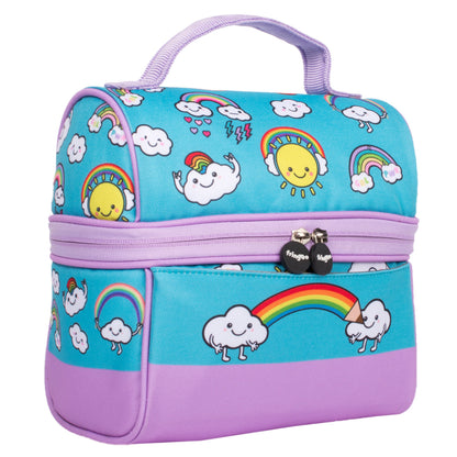 Retro sac repas arc-en-ciel World
