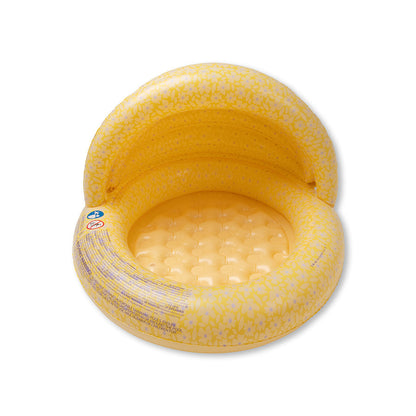 Kids Pool - Yellow - Florish -  Ø 100 cm with Canopy