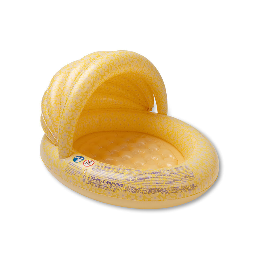 Kids Pool - Yellow - Florish -  Ø 100 cm with Canopy