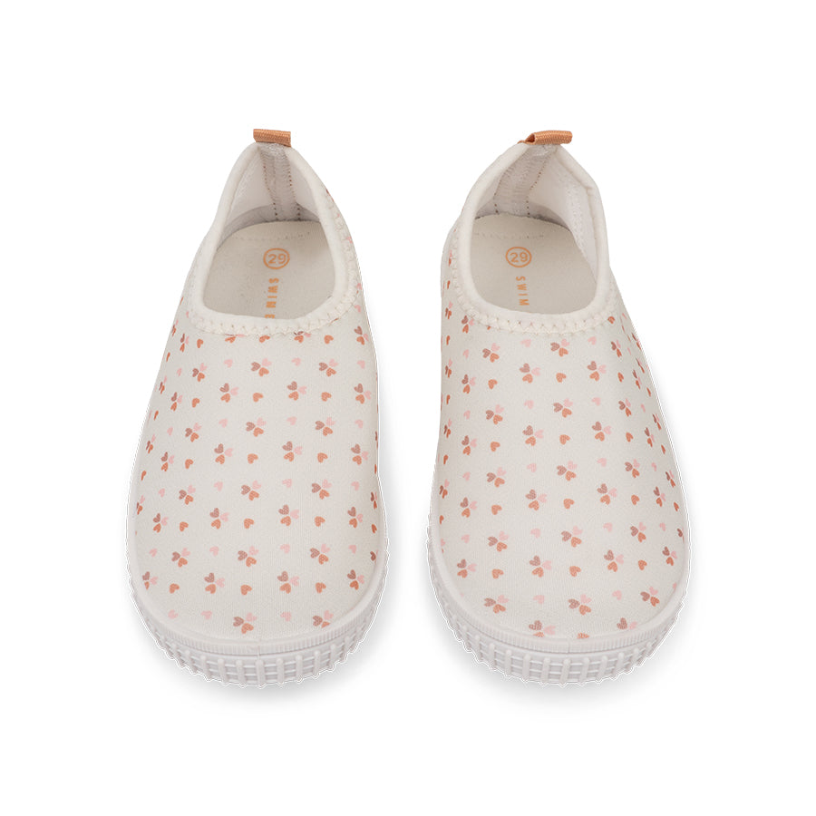 Kids Water Shoes - Old Pink - Cozy Hearts - Size 19-29