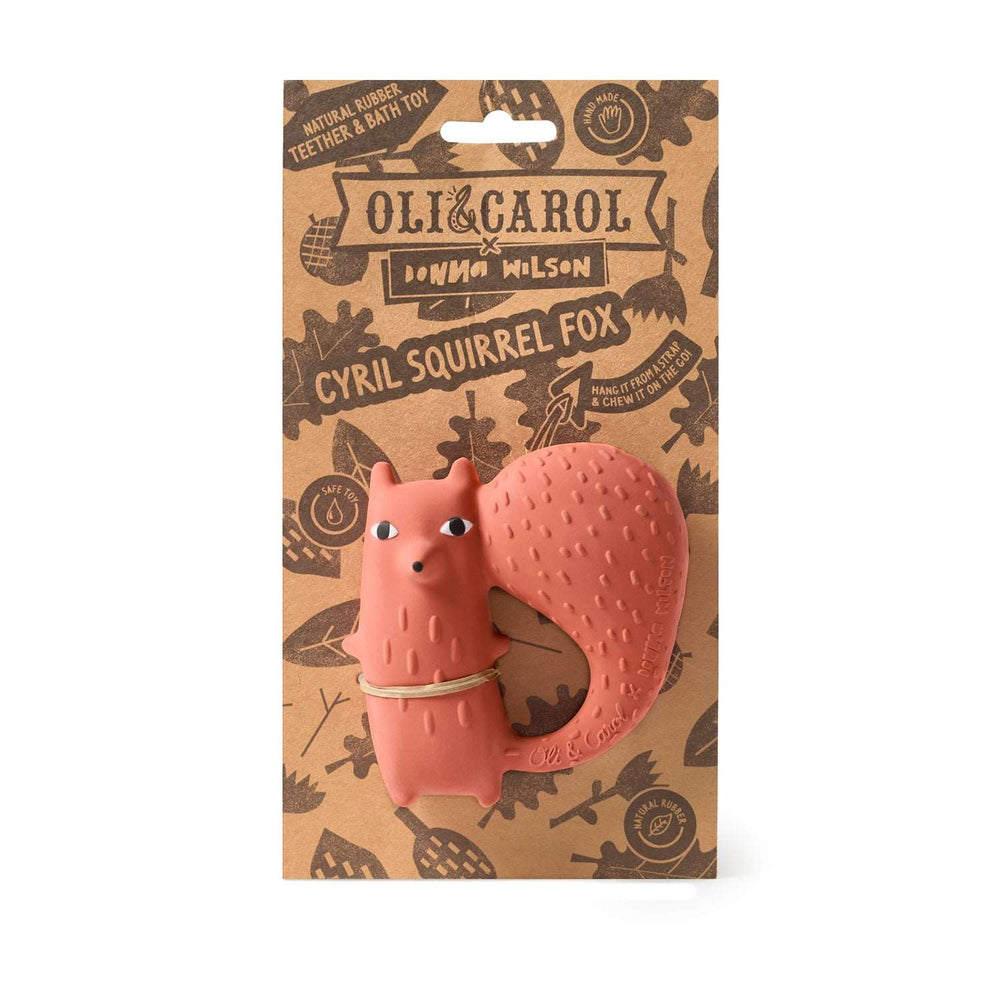 Cyril Squirrel Fox – Jouet de dentition bébé – Oli&Carol x Donna Wilson