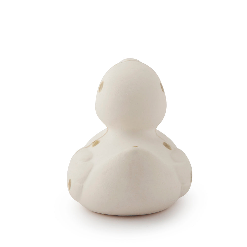 Elvis le Canard Pois Dorés – Jouet de Bain et Dentition Bébé