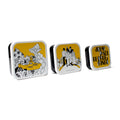 Lot de 3 boîtes à snack The Beatles - Yellow Submarine
