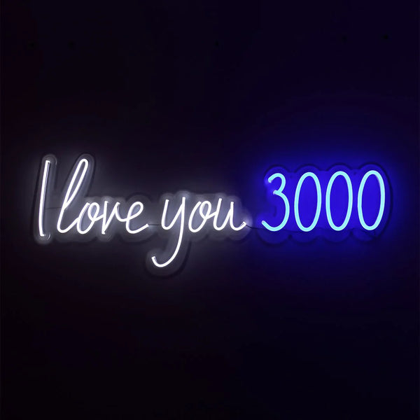 Néon Mural I Love You 3000