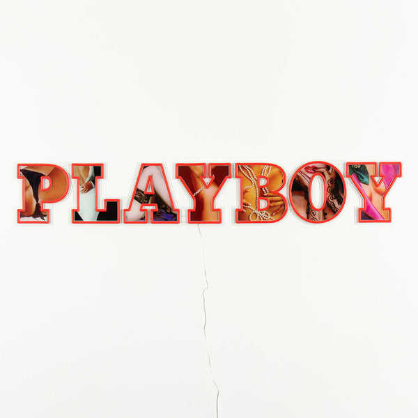 Playboy X Locomocean - Playboy Wordmark Red LED Neon for Wall Mounting