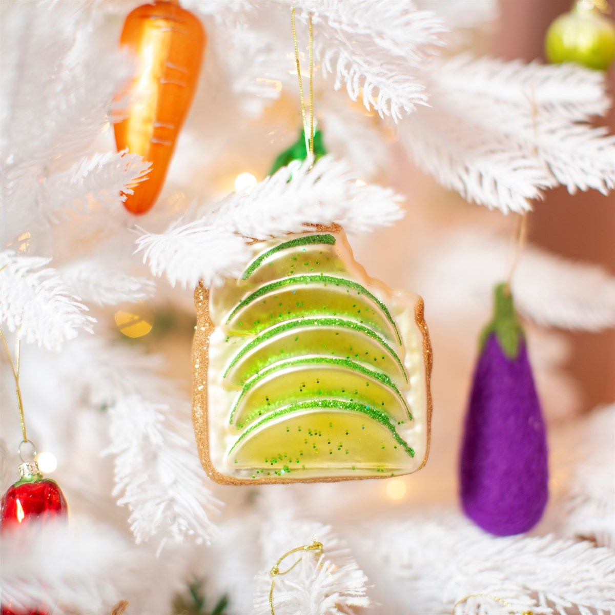 Boule de Noël Lièvre Festif