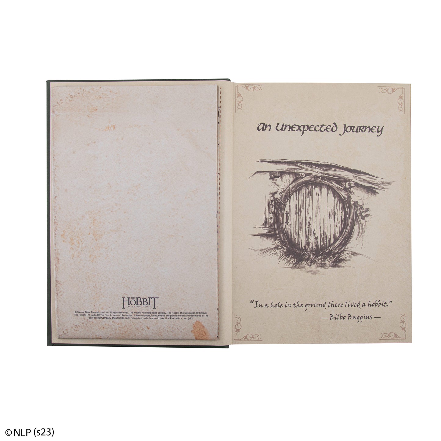 Carnet Le Hobbit avec Carte incluse
