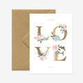 LOVE letters - Carte de voeux