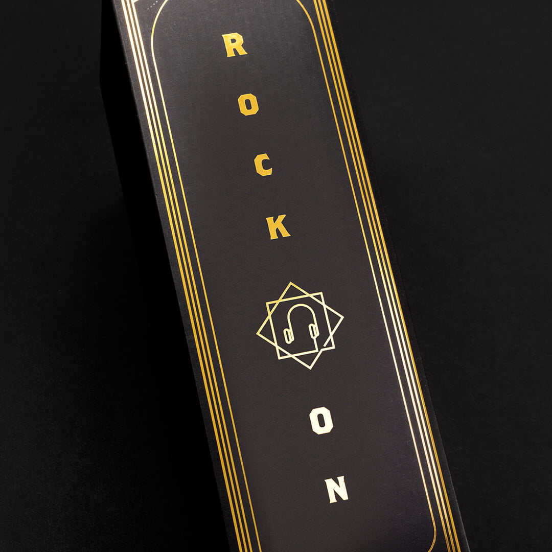 Rock On Headphone Stand (Gold or Black)