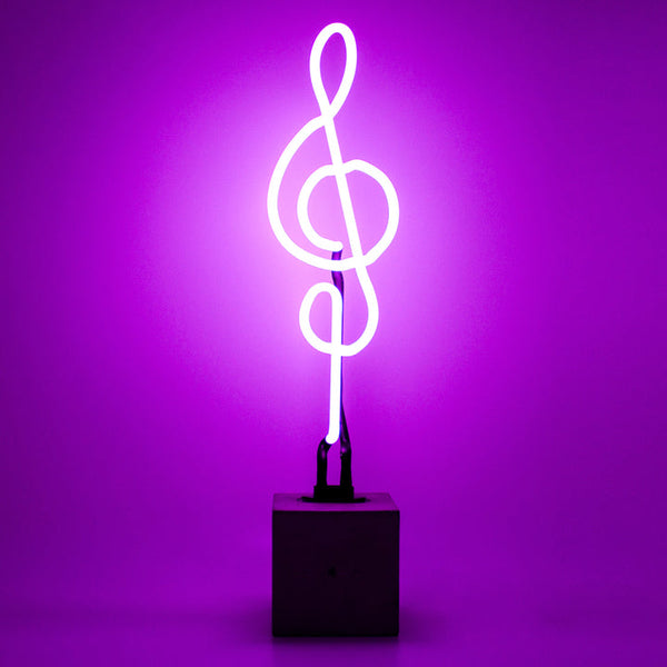 Lampe Néon Note de Musique Locomocean | Boutique d'objets cadeaux designs 
