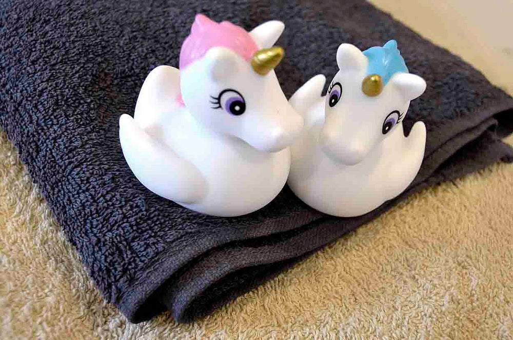Unicorno da bagno luminoso