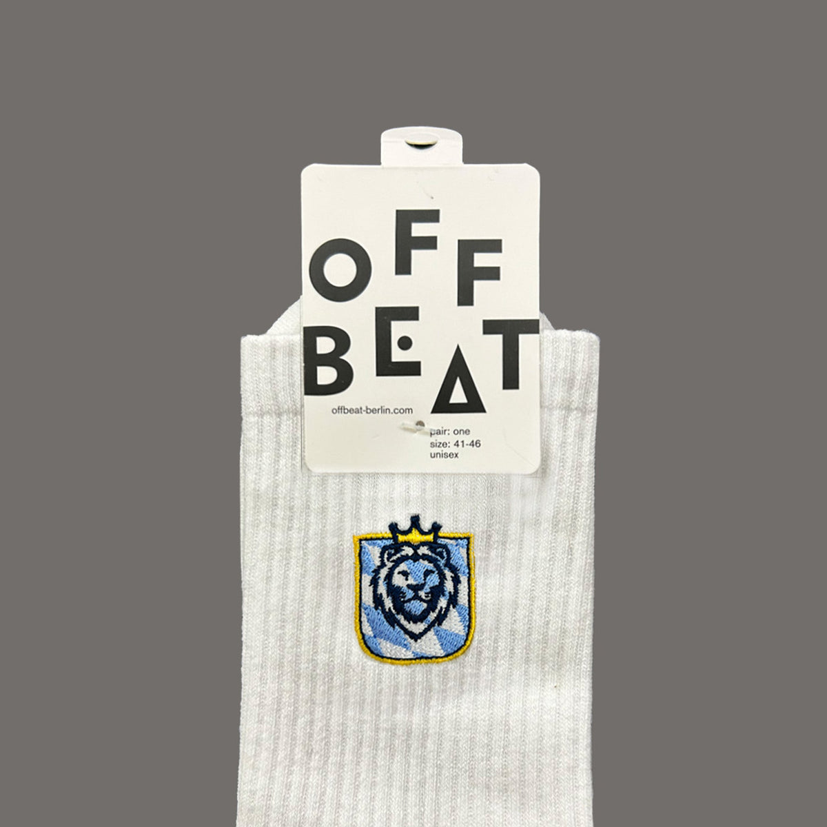 Chaussettes Brodées Lion Bavarois