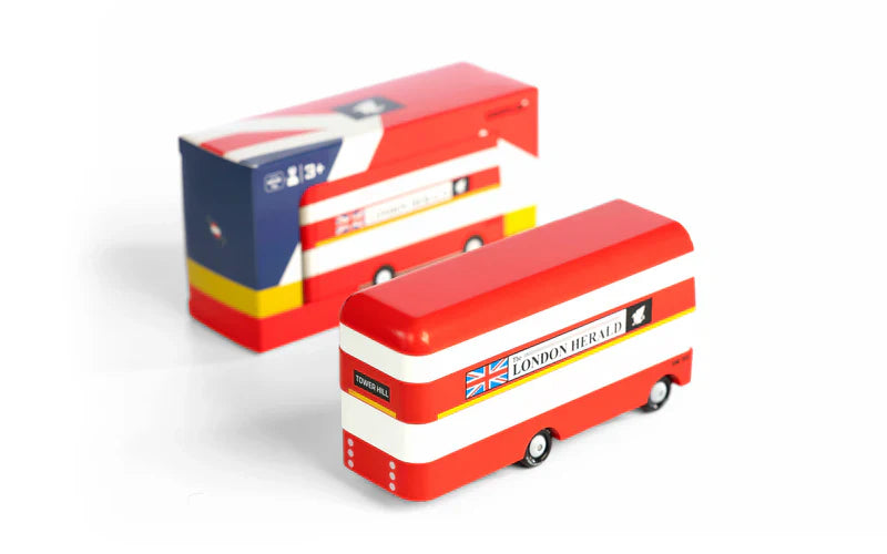 Autocarro de madeira inglês Candycar World - The London Herald