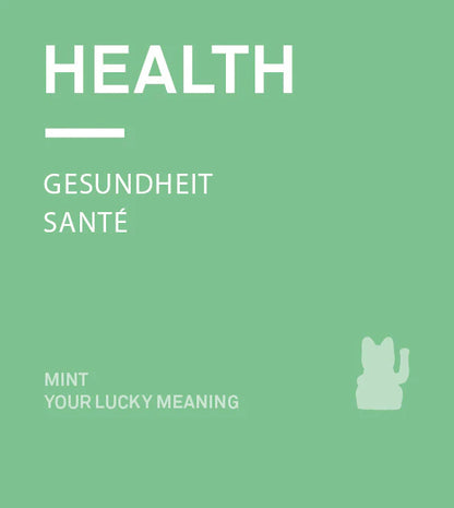 Gatto fortunato verde menta
