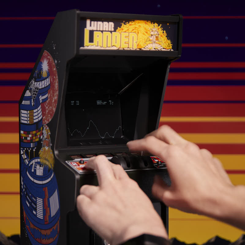 Official Atari: Lunar Lander Quarter Arcade Collectors Edition