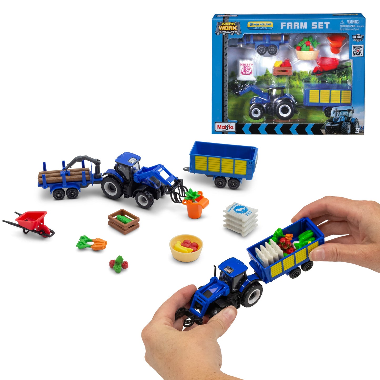 MINI MACHINES DE TRAVAIL - COFFRET FERME NEW HOLLAND