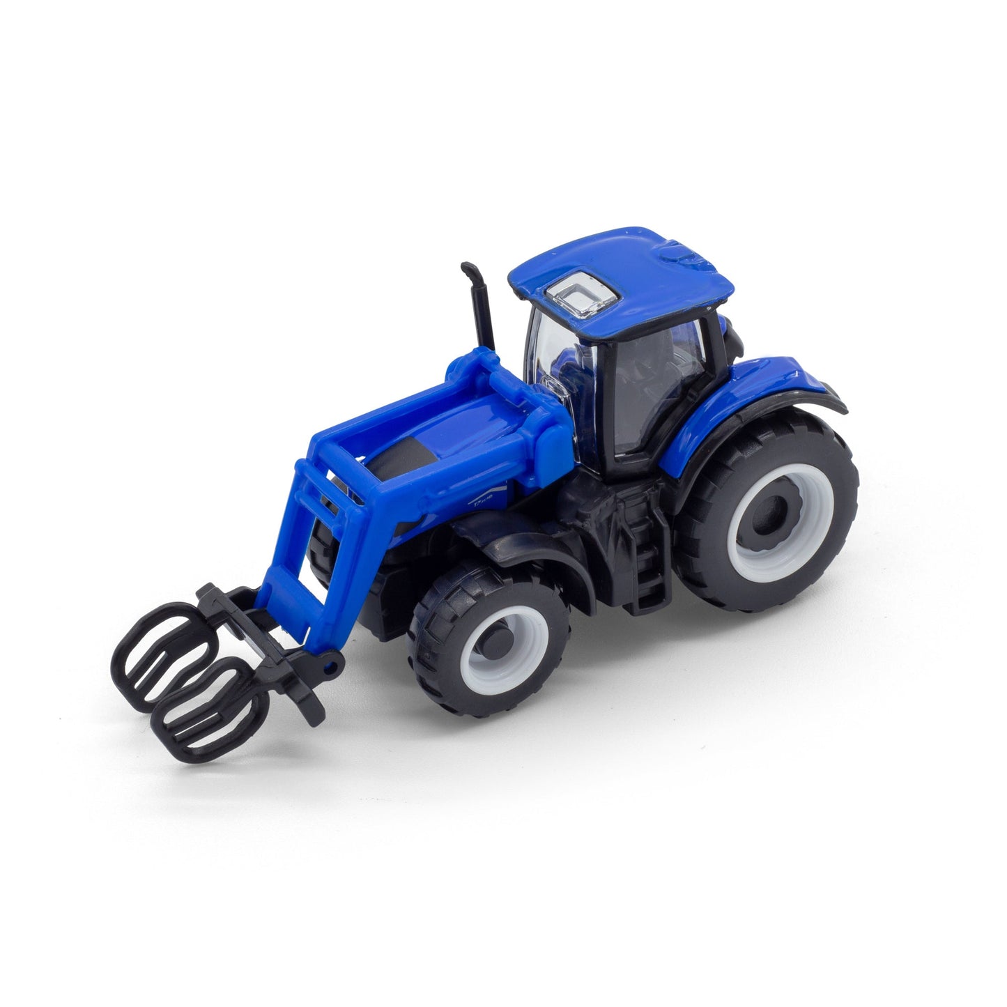 MINI MACHINES DE TRAVAIL - TRACTEUR NEW HOLLAND 3" AVEC CHARGEUR FRONTAL