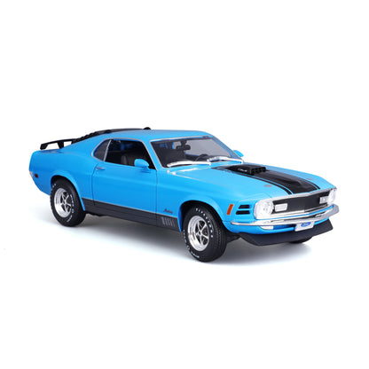 1:18 FORD MUSTANG MACH 1 1970 - BLEU