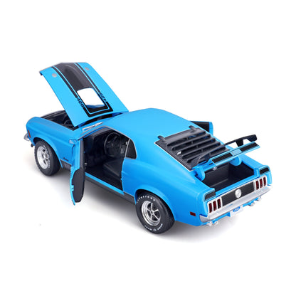 1:18 FORD MUSTANG MACH 1 1970 - BLEU