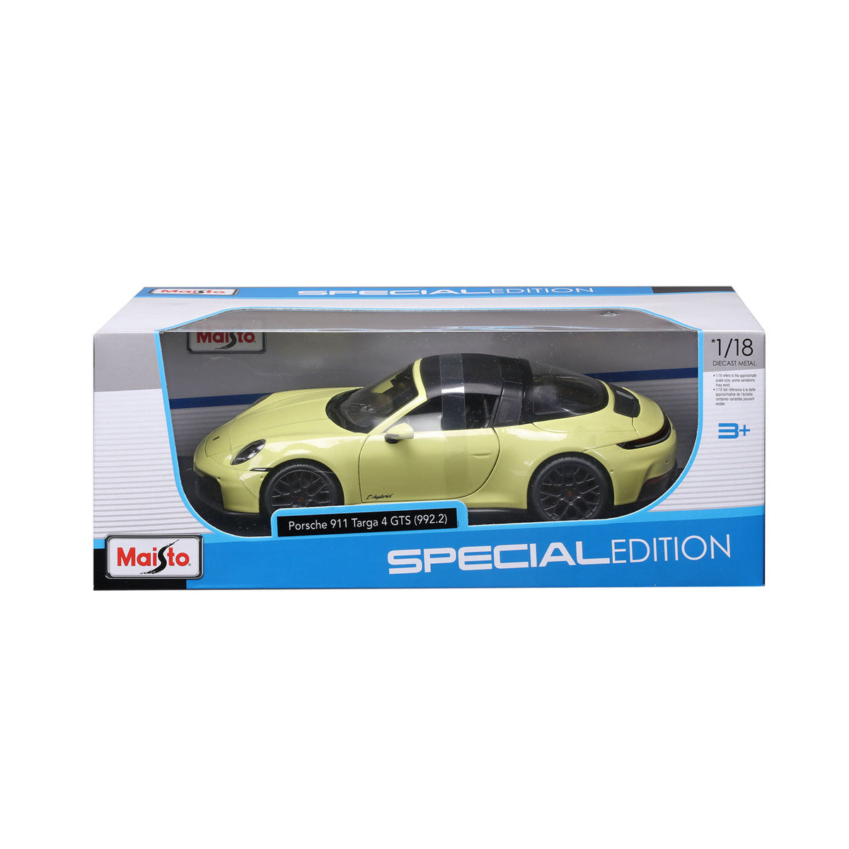 1:18 PORSCHE 911 922.2 TARGA 4 GTS HYBRIDE
