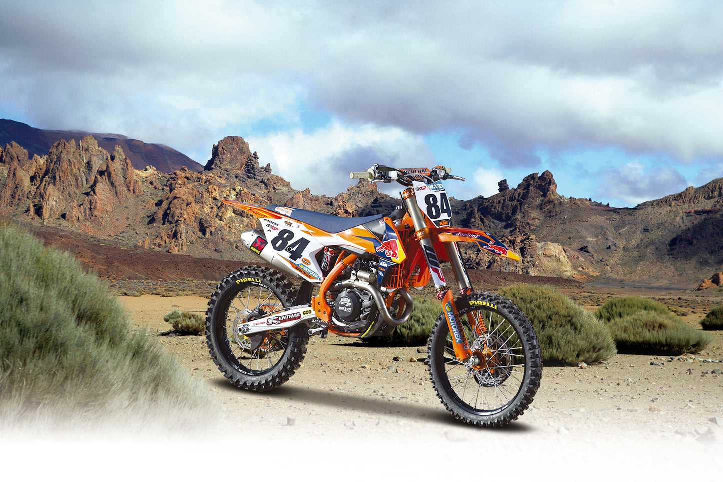 1:6 モト レッドブル KTM スーパークロス SX450 2018 #84