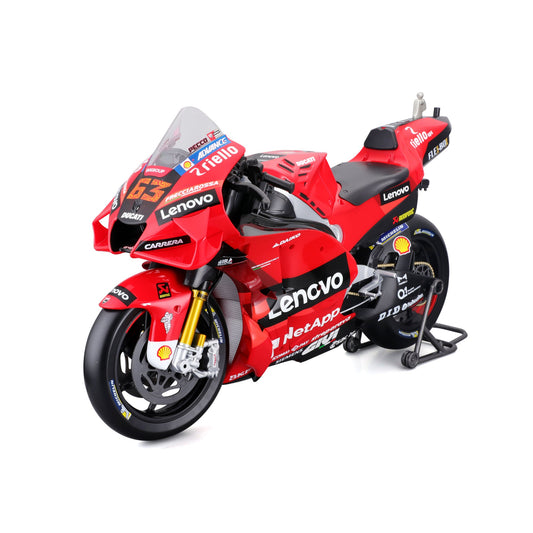 MOTO 1:6 2022 DUCATI LENOVO (#63 バニャイア)