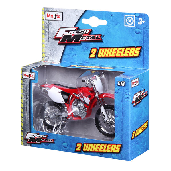1:18 MOTO YAMAHA YZ450F - DISTRIBUTEUR 18 PIÈCES