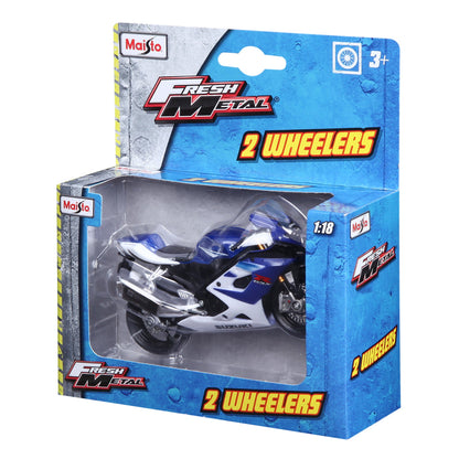 ASSORTIMENT DE MOTO 1:18 - DISTRIBUTEUR 18 PIÈCES