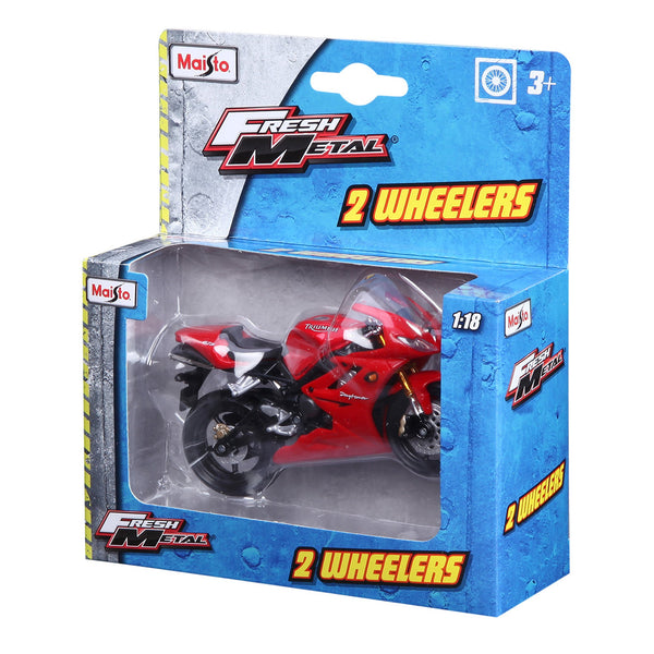 ASSORTIMENT DE MOTO 1:18 - DISTRIBUTEUR 18 PIÈCES