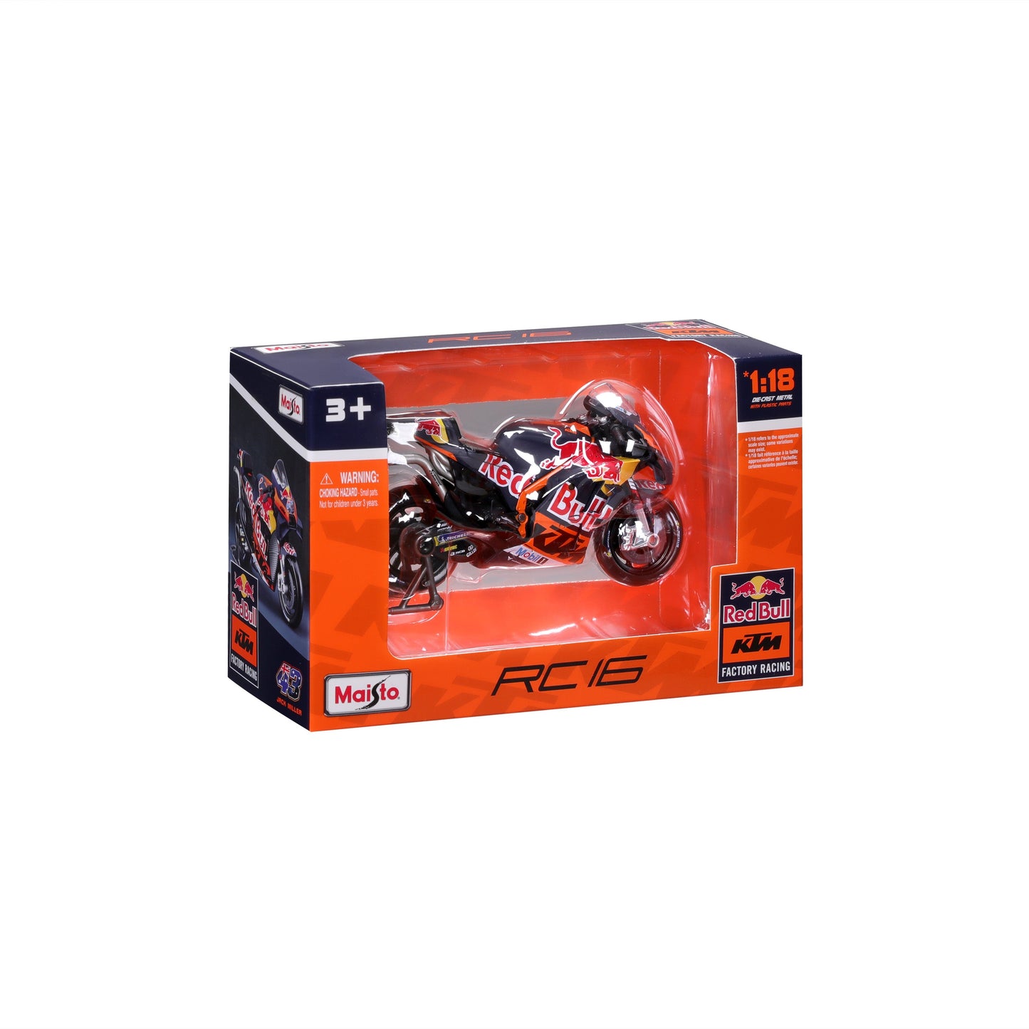 1:18 MOTO 2023 RED BULL KTM FACTORY (#33 BINDER)