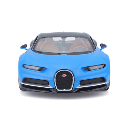 KIT BUGATTI CHIRON BLEU 1:24