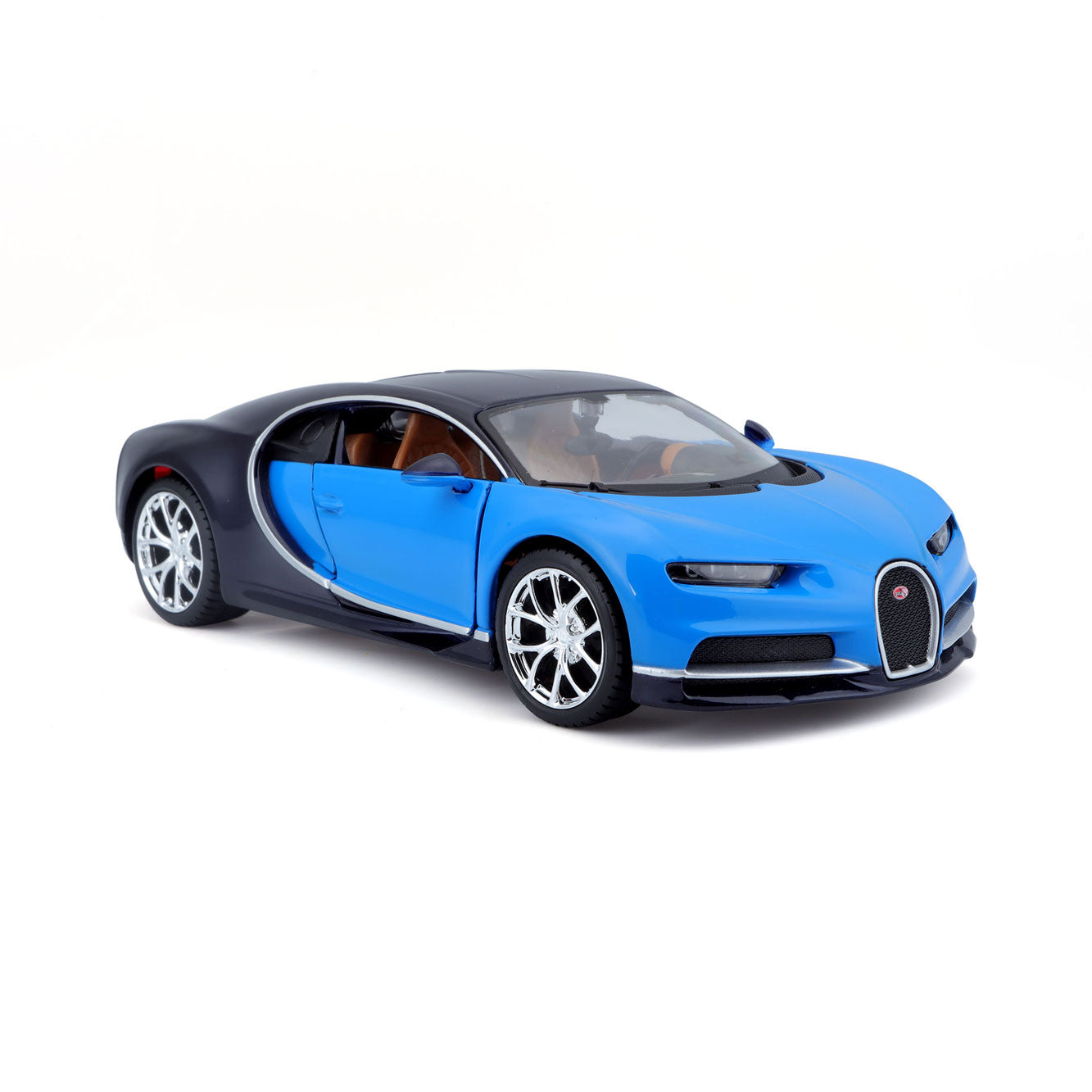 KIT BUGATTI CHIRON BLEU 1:24